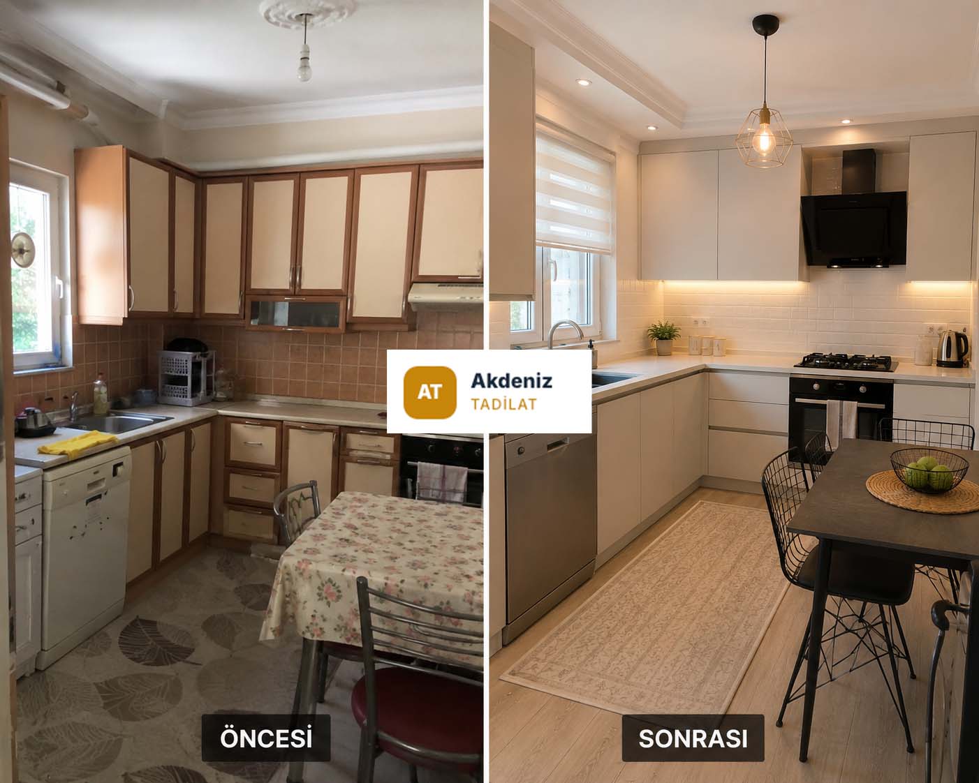 Mutfak yenileme projesi Antalya