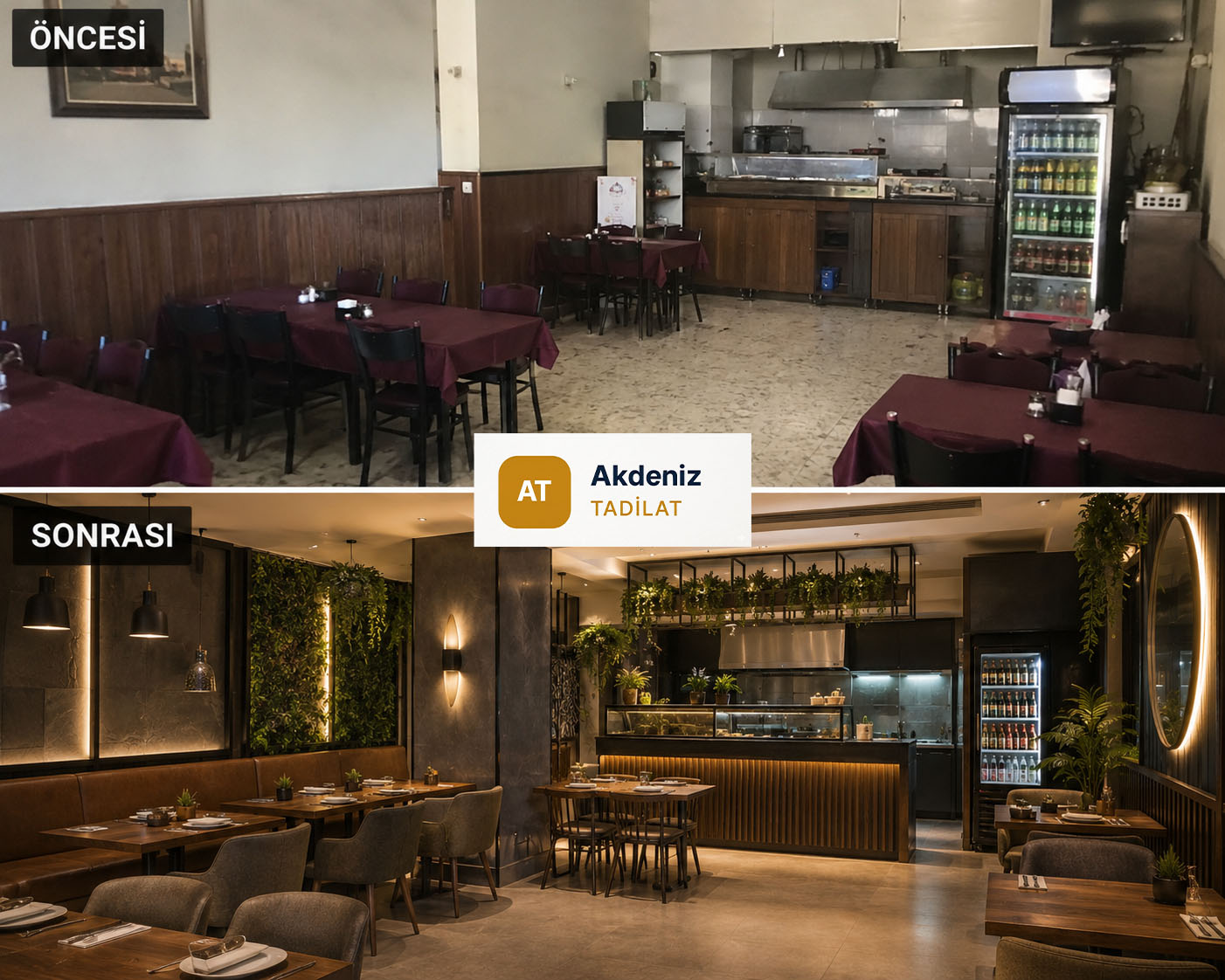 Restoran dönüşüm projesi Antalya